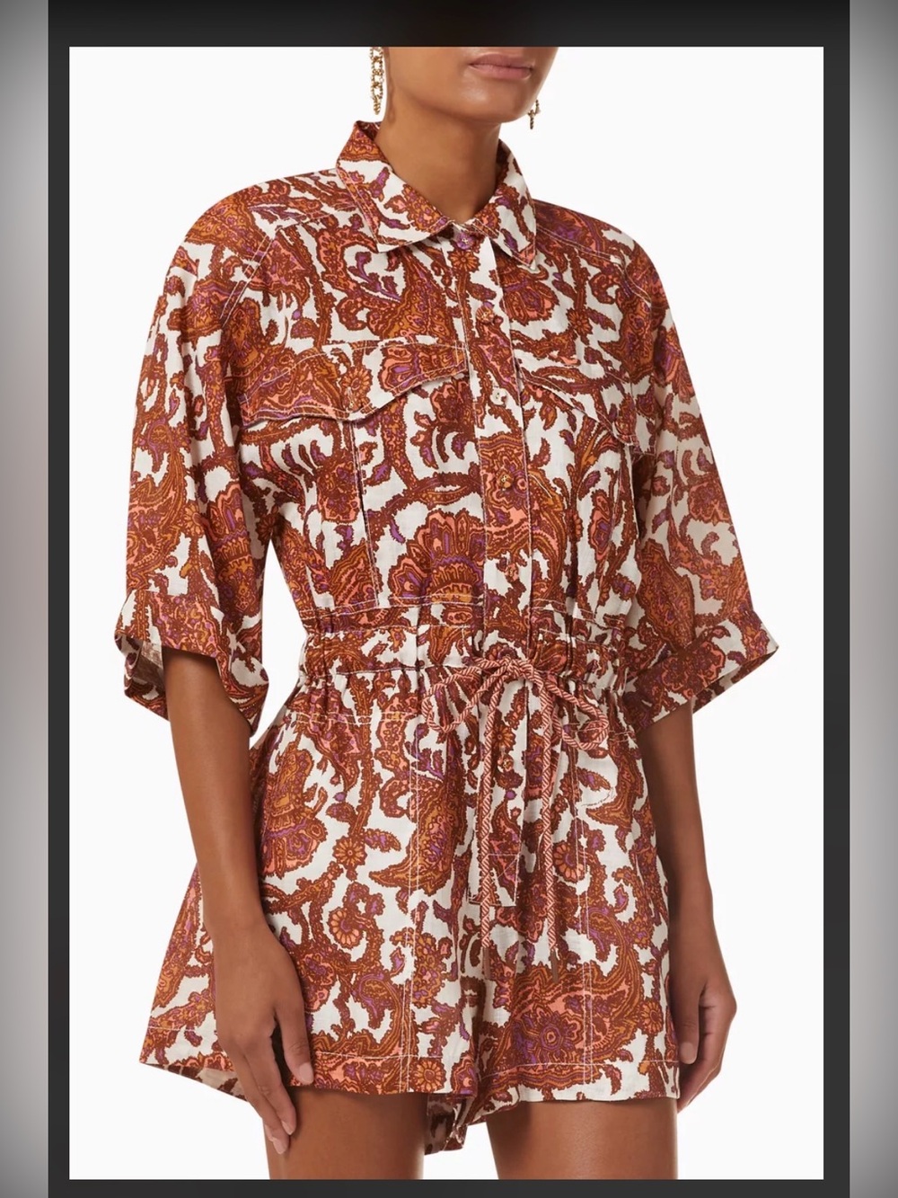 Zimmermann paisley Tiggy playsuit